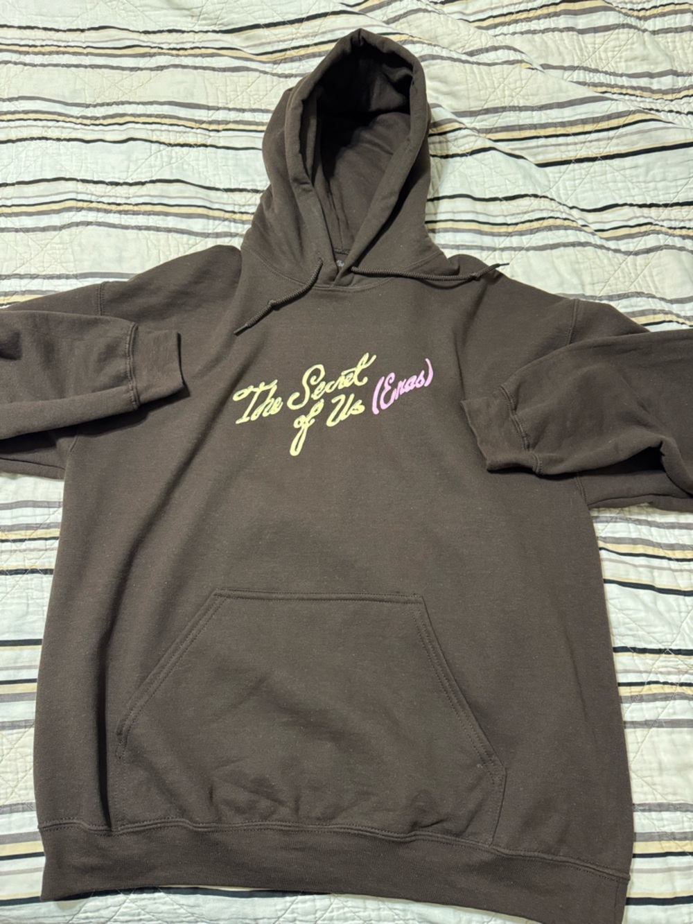 Gracie Abrams Secret of Us Eras Tour Brown Hoodie size L